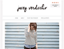 Tablet Screenshot of jaceyverdicchio.com